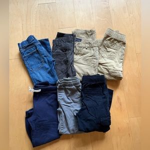 Boy’s Set of 7 Pants- The Children’s Place, H&M, Jumping Beans